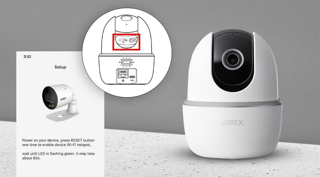 Reset Lorex Camera