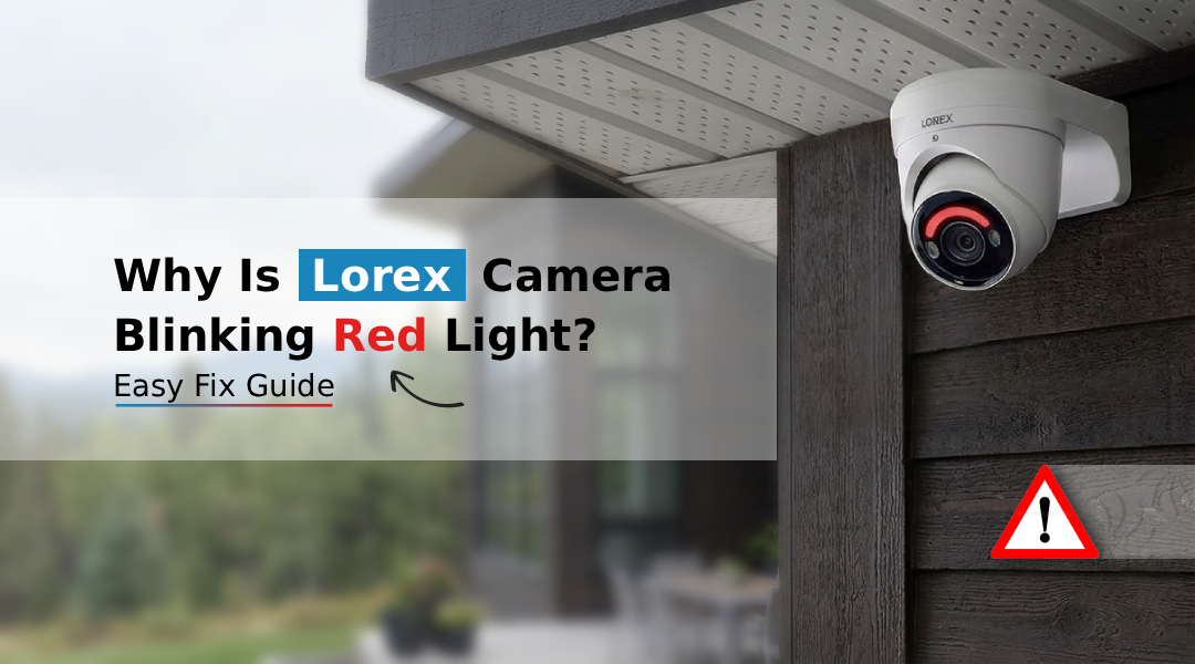 Lorex Camera Blinking Red
